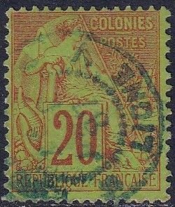 French Colonies SC# 52 avf/u