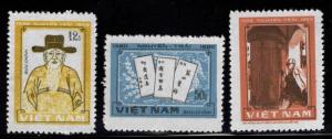 Unified Viet Nam Scott 1093-1095 NGAI set