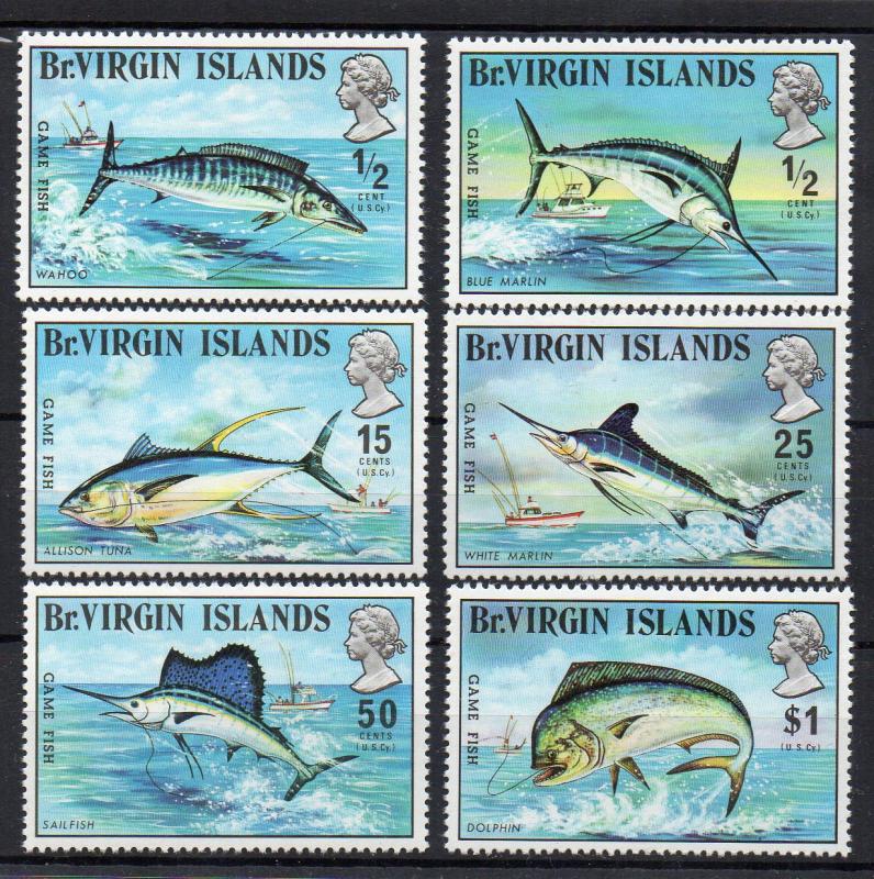 BRITISH VIRGIN ISLANDS - GAME FISH - FISH - 1972 -