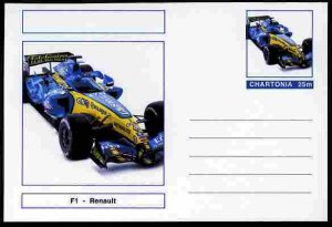 CHARTONIA, Fantasy - Renault - Postal Stationery Card...