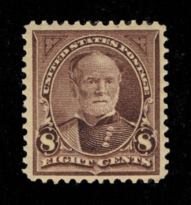 VERY AFFORDABLE GENUINE SCOTT #272 VF-XF MINT OG NH 1895 VIOLET BROWN  #11716