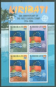 Kiribati #887a  Souvenir Sheet (Europa)