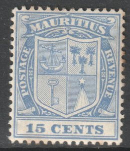 Mauritius Scott 145 - SG189, 1910 Edward VII 15c MH*