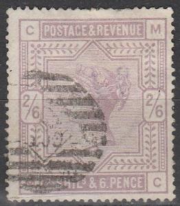 Great Britain #96 Fine Used CV $165.00 (S2384)