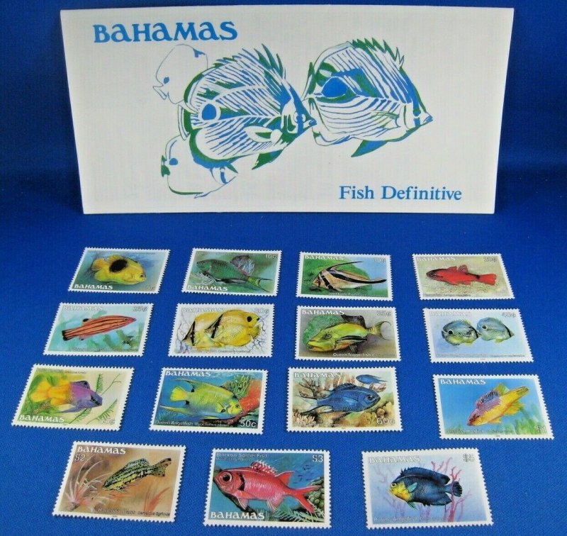 BAHAMAS 1986  -  SCOTT # 604-618  MNH     (SM1)