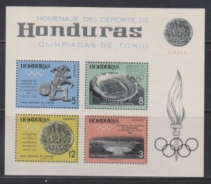 Honduras,  Olympics  (SC# C344) MNH SS