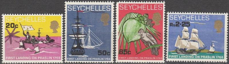 Seychelles #248-51  MNH F-VF CV $3.20 (SU7079)