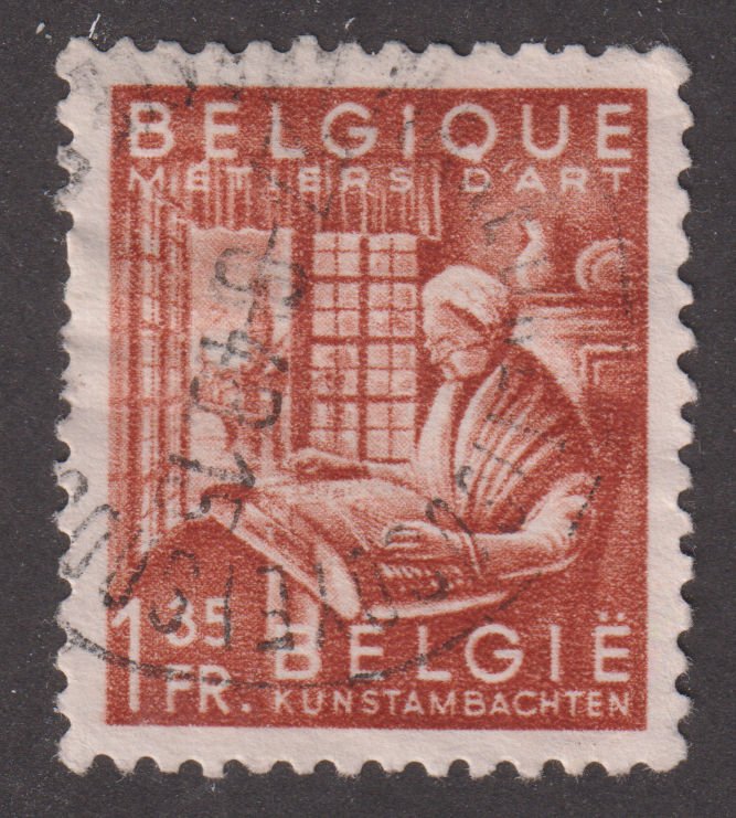 Belgium 376 Industrial Arts 1948