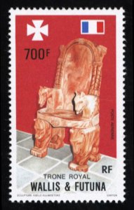 French Colonies, Wallis & Fetuna #C182 Cat$16, 1989 Royal Throne, never hinged