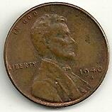 1940-S - Lincoln Head Cent - About Uncirculated