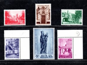 1954 - Bélgica - Sc. n B 561 / B 566 - MNH - v. cat. 180 € - BE- 242 - 03