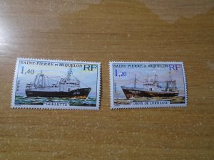 St Pierre & Miquelon  #  451-52   MNH