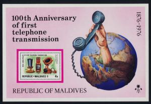 Maldives 638 MNH 100th Anniversary of the Telephone