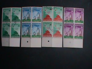 ​GUYANA 1968- SC#64-5/ 91-2 -TELECOMMUNICATION LINK-1ST ANNIV: OF CARIFTA- CTO