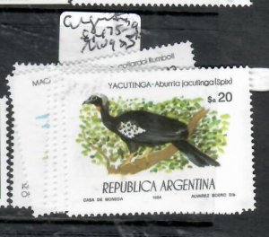 ARGENTINA   BIRDS     SC 1475-1479      MOG     PP1008H