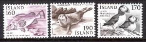 Iceland 534-536 Animals MNH VF