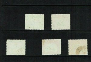 Bahawalpur: : 1945, Official overprints,  good used part set SG O1-3, 5/6