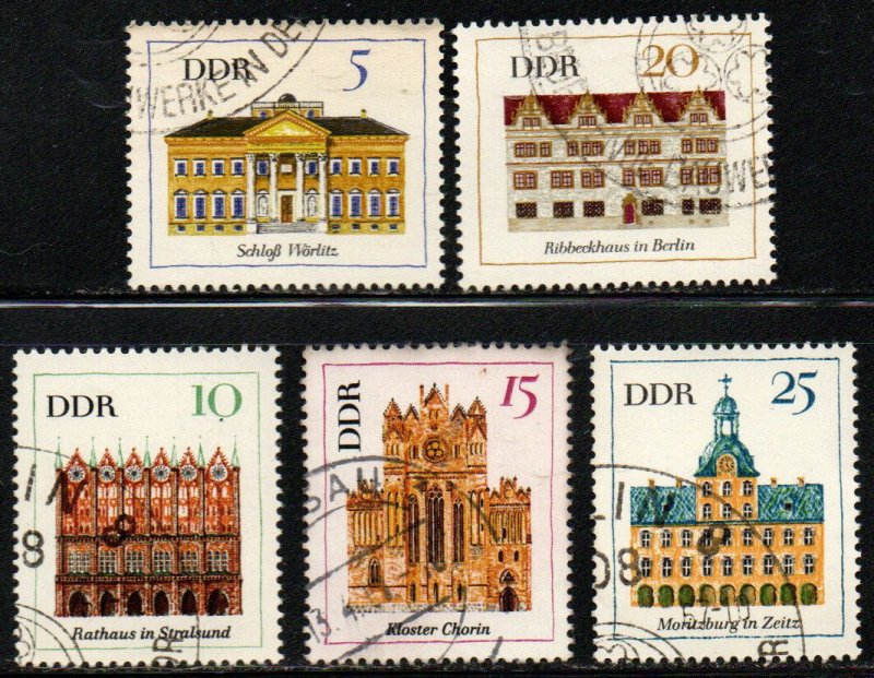 German Democratic Republic Sc #888-892 Used