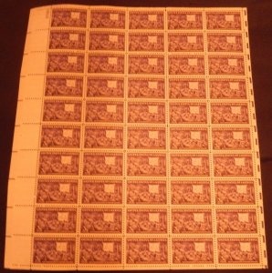 MALACK 926 3c Motion Picture, Full Sheet, F/VF OG NH..MORE.. sheet926