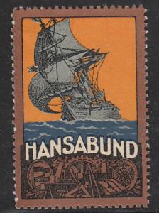 Hansabund Label - Sailing SHip