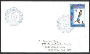 SOLOMON IS 1969 cover GIZO commem cancel Royal Visit.....................51270