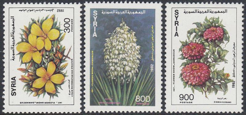 Syria 1272-4 MNH - Flowers