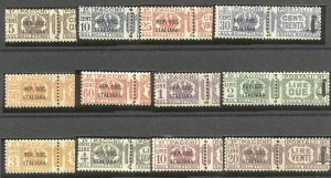 ITALIAN SOCIALIST REPUBLIC #Q1-12 SCARCE Mint - 1944 Postage Due Set