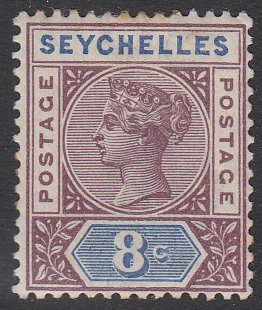 Seychelles 6 MVLH CV $17.50