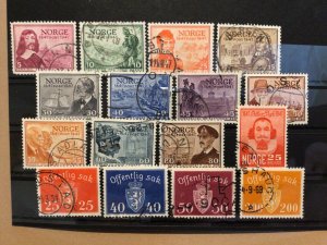 Norway 1947  mounted mint or  used Good Quality stamps  Ref  62151