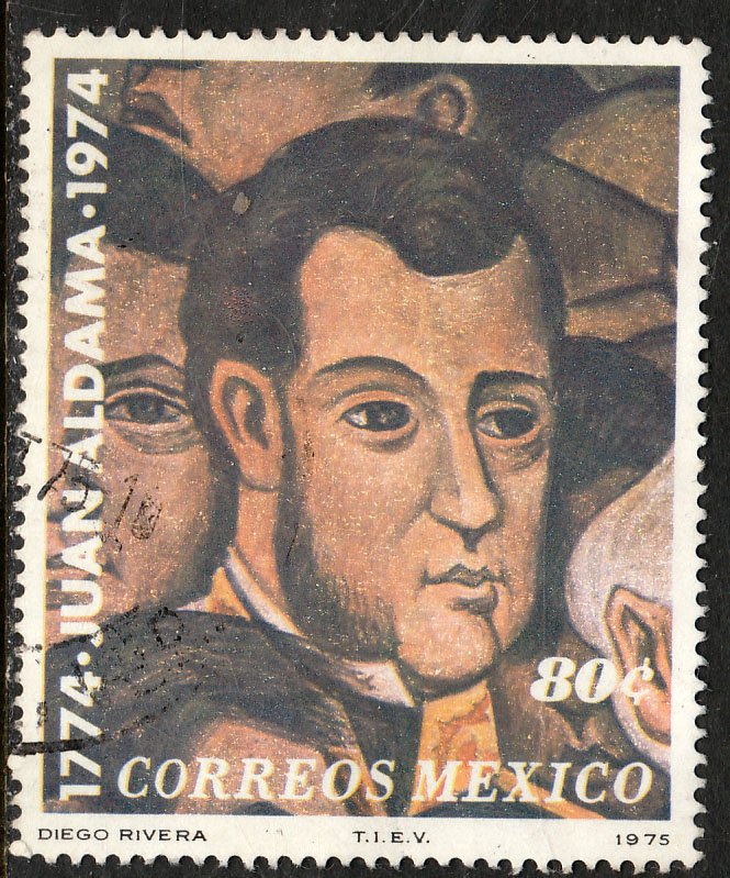 MEXICO 1086 Bicentenary of the birth of Juan Aldama USED. F-VF. (1319)