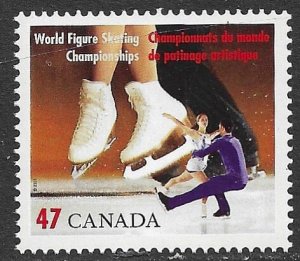 CANADA 2001 47c Figure Skating Championships Issue Sc 1897 MNH