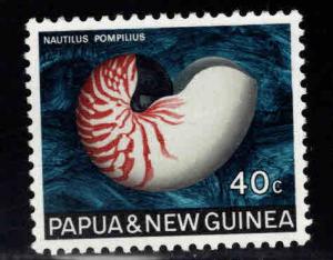 PNG Papua New Guinea Scott 276 MH* Nautilus shell stamp