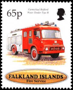 Falkland Islands #690-693, Complete Set(4), 1998, Fire / Firefighting, Never ...