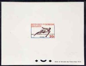 Senegal 1963 Dakar Games 20f High Jump epreuve de luxe sh...