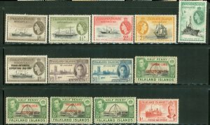 Falkland Islands Famous People , 13 stamps