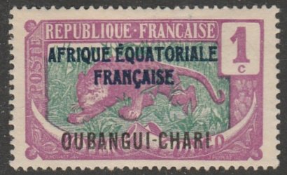 Ubangi-Shari #41 Mint Hinged Single Stamp