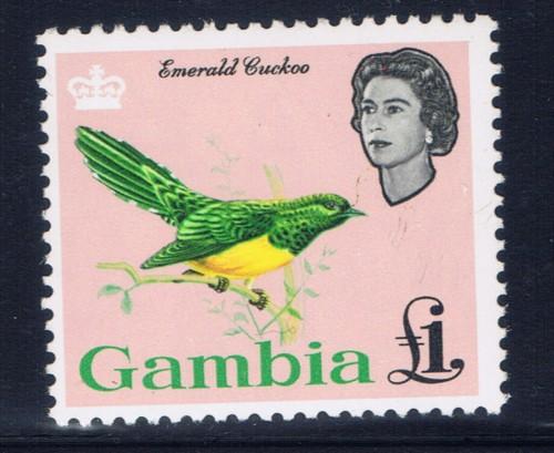 Gambia 187 Never Hinged 1964 One pound value 