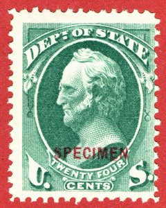 [sto119] 1875 Scott#O65S MNGAI Official  *Specimen* Cat.val:$600