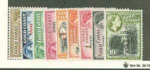 Ghana #5-13 Mint (NH) Single (Complete Set)