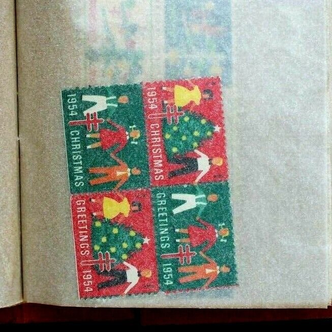 US Christmas Seal Collection 20 Different MNH Blocks (86 MNH Stamps) in Album