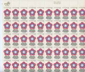 UNITED STATES SCOTT #1432 AMERICAN BICENTENNIAL COMPLETE  SHEET(50) MINT NH