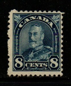 Canada Sc 172 1930 8c dark blue George V arch issue stamp mint NH