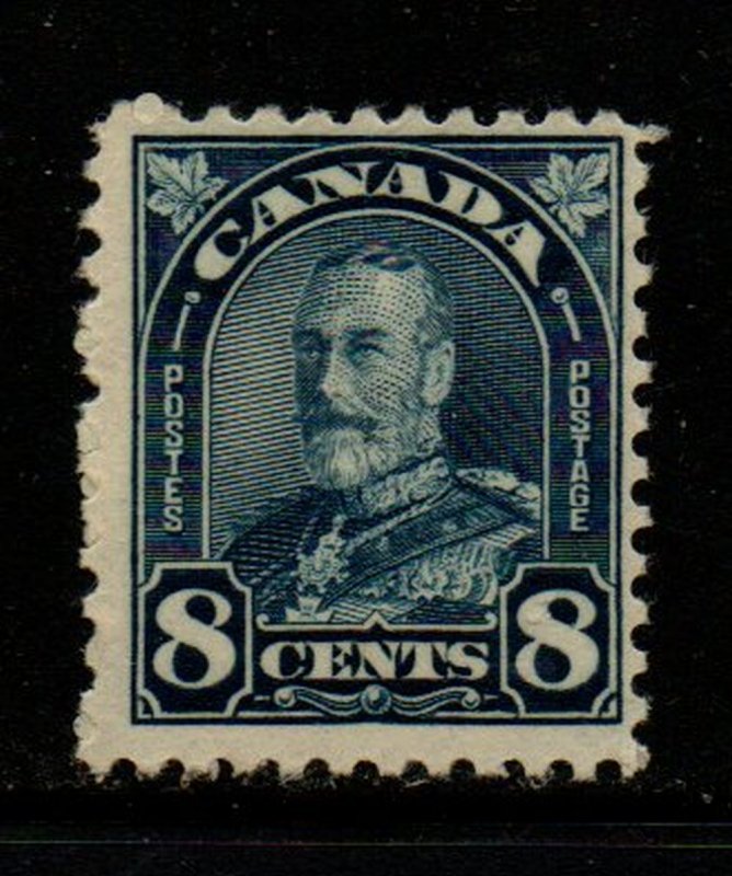 Canada Sc 172 1930 8c dark blue George V arch issue stamp mint NH