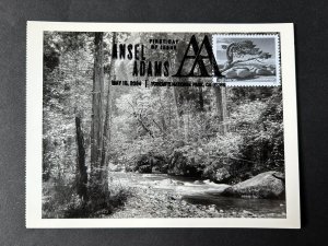 Ansel Adams 2024 FDC Maxicard Maximum Postcard Tenaya Creek Dogwood Yosemite CA