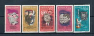 [103446] Panama 1965 John F. Kennedy space travel war Imperf. Set MNH