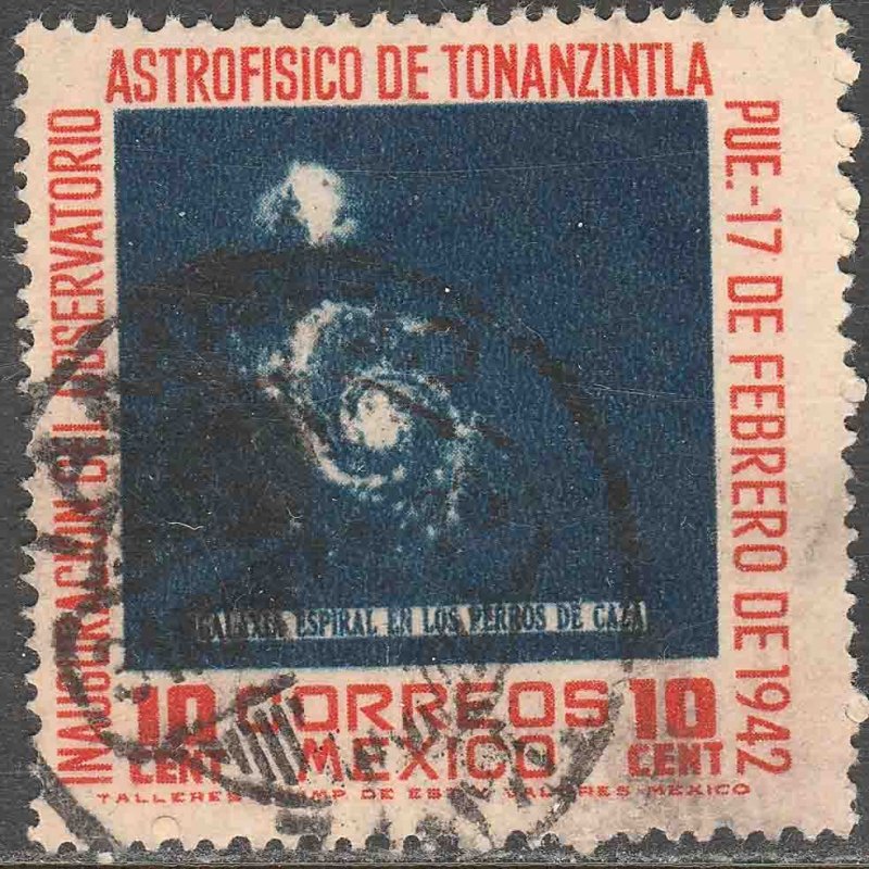 MEXICO 776, 10¢ Tonanzintla Astrophysics Observatory USED, F-VF. (729)