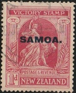 Samoa, #137 Used  From 1920