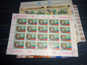 UNITED NATIONS FULL SHEET COLLECTION, MNH, OG