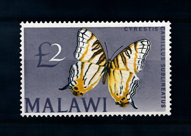 [70665] Malawi 1966 Insects Butterflies From set MNH