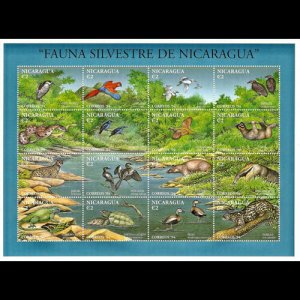 NICARAGUA 1994 - Scott# 2053 Sheet-Wildlife NH